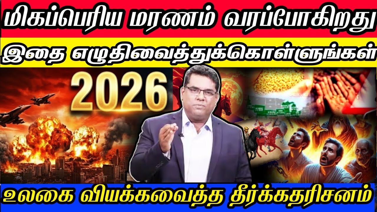 மிகப்பெரிய மரணம் வரப்போகிறது இதை எழுதிவைத்துக்கொள்ளுங்கள்|md jegan message| Tamil christian message 