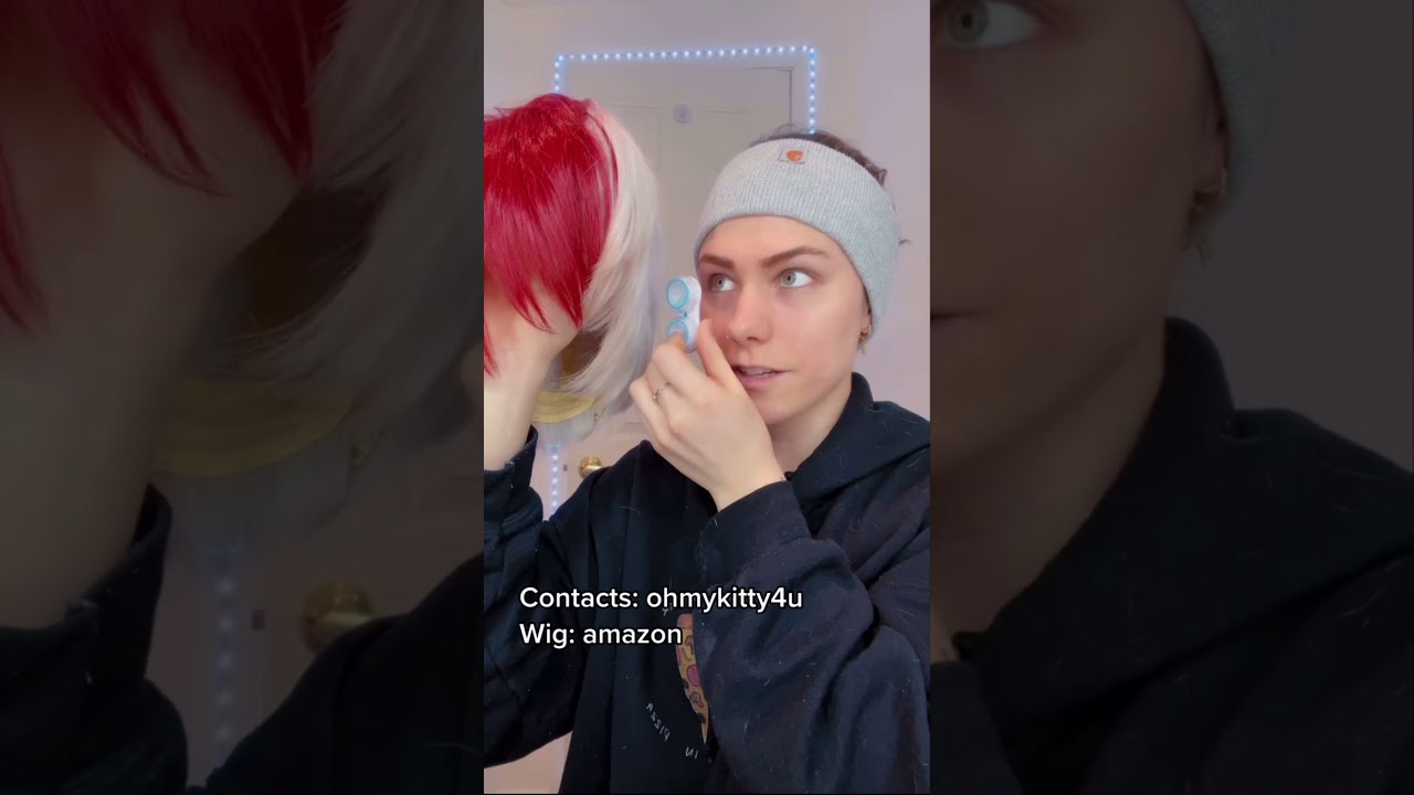 Shoto Todoroki cosplay makeup walk through! Beginner Scar makeup!