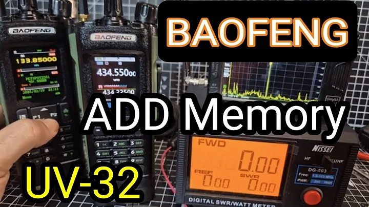 Baofeng UV-32 Add Repeater Memory