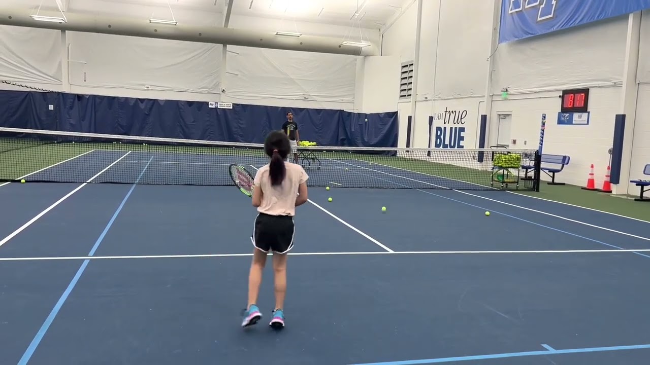 Cydia (7 year old) tennis lesson with Tennis Professional Jason Ontog. 6-2-2022