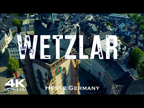 WETZLAR 2023 🇩🇪 Drone Aerial 4K | Hesse Drohne Deutschland Germany