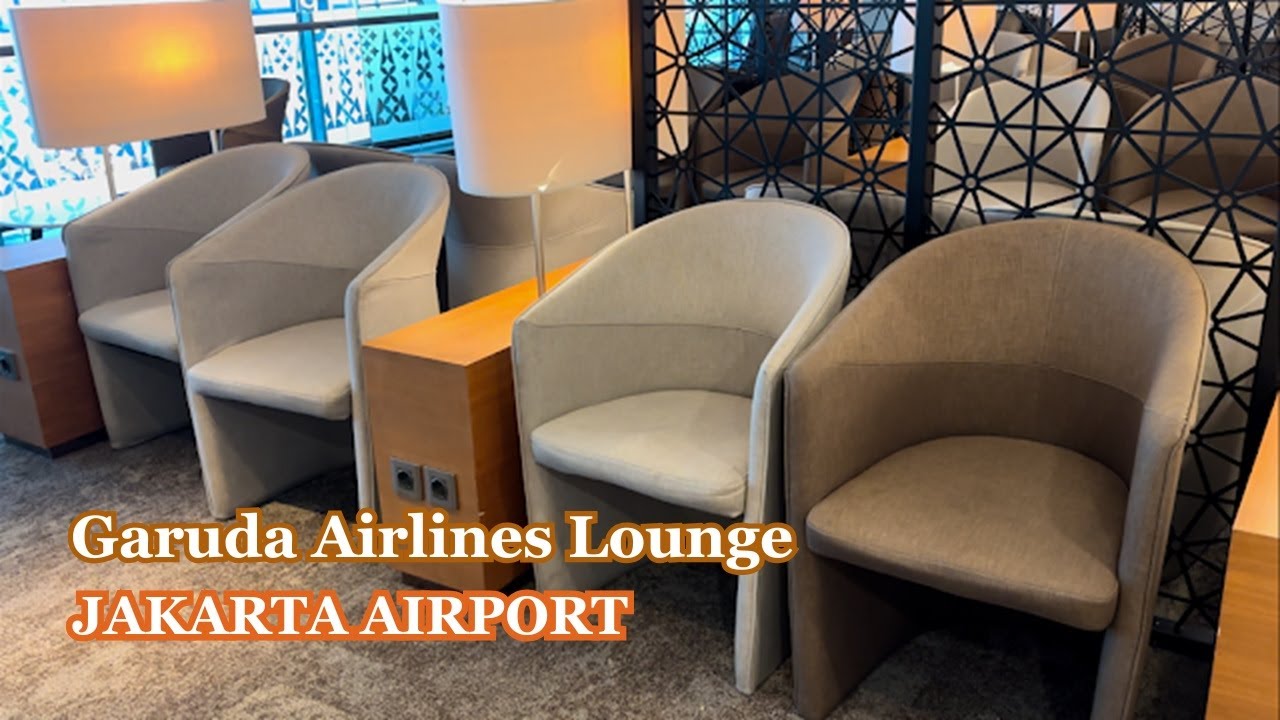 Garuda Airlines Lounge, Jakarta Airport (CGK) Full Tour of Dining, Lounging & Elite Perks