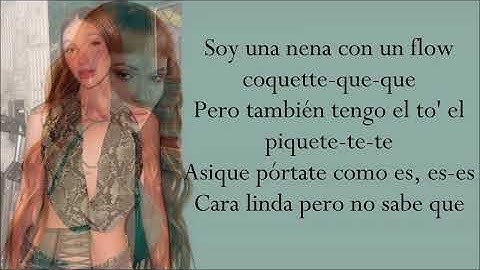 COQUETTE REMIX (Letra) BRIELLA ft LA JOAQUI & YAMI SAFDIE