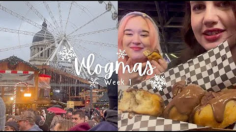 Vlogmas Week 1| Christmas market, Christmas gig and days in the life of getting my life together