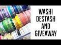 Washi Tape Organization Part 2 // Destash and GIVEAWAY!