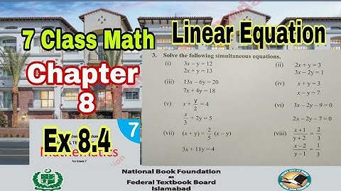 Class 7 Math Chapter 8 Exercise 8.4 | Question 3 | SNC | NBF | ilmi darasgah