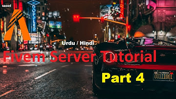 How To Make Fivem Base Server | fivem server tutorial Part 4| make fivem server urdu hindi