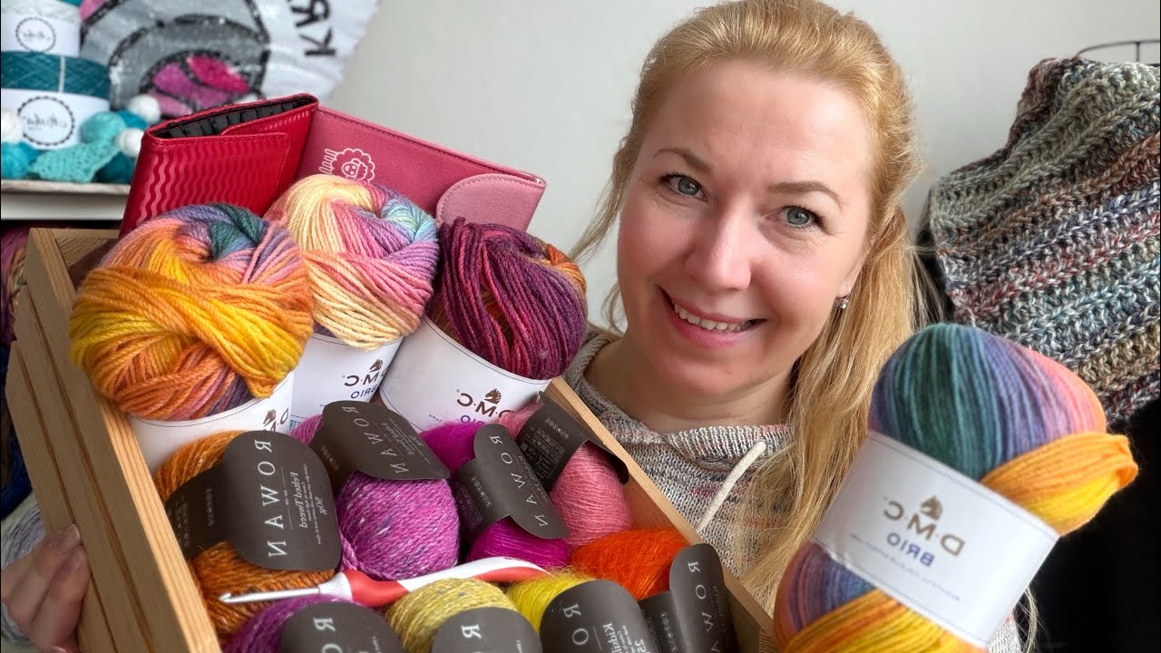 POVÍDÁNÍ U KLUBÍČKA #125 SLEVA, klubka DMC, ROWAN od Textilni-galanterie a Burda Pletení