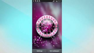 Crystal Clock Live Wallpaper screenshot 1