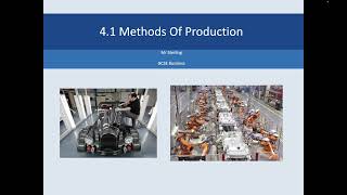 4.1 Production processes