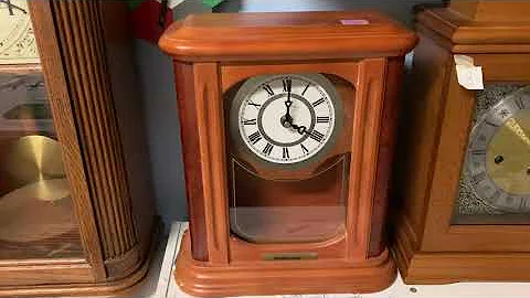 In-depth look at a Quartz battery-operated Westminster Chime Mantle Clock - DayDayNews