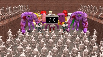 SCP-096 vs NEXBOT TOYS IN the MAZE