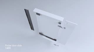 Accuride 1432 Pivot Sliding Door Runners – Installation Guide – Available from Häfele UK