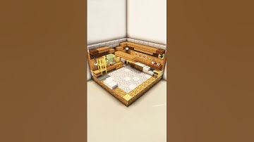 Minecraft Crafting Table Room 🔧 #shorts