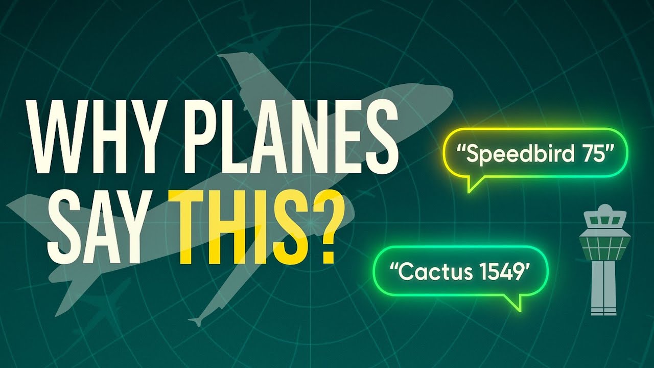 Почему самолёты используют такие названия, как «Speedbird»? Секрет позывных!