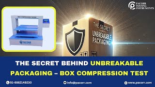 The Secret Behind Unbreakable Packaging – Box Compression Test #boxcompressiontester #machine #price