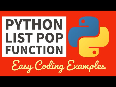 Python List Pop Function Code Example Practice 2022