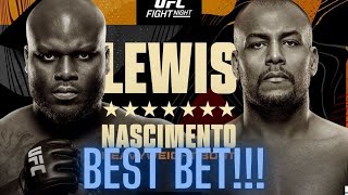 UFC St. Louis Best Bet | Derrick Lewis vs Rodrigo Nascimento