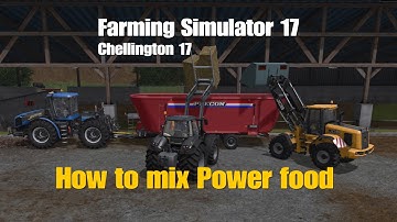 Farming simulator 17 How to mix Power Food TMR fs17 ps4