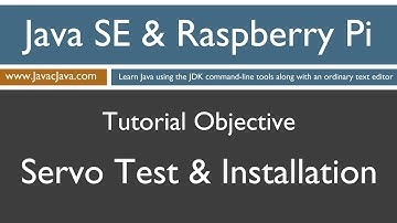 Java and Raspberry Pi Programming - Servo Test and Installation