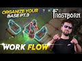 How to Organize your Base! Part 3, Work Flow of Resoruces! Frostborn