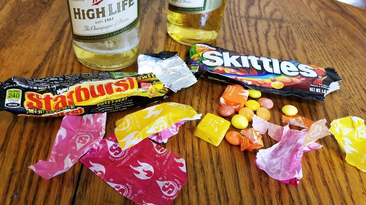 Starburst and Skittles Sweet Heat Taste Test Review.