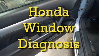 Honda Power Window Troubleshooting Accord 20032007 (BCAN Network)