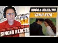 NUCA & MAHALINI - JANJI KITA (OFFICIAL MUSIC VIDEO) | SINGER REACTION