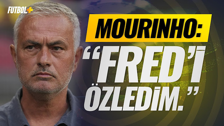 Fenerbahçe'de Jose Mourinho'dan Fred itirafı! 'Özlüyorum'