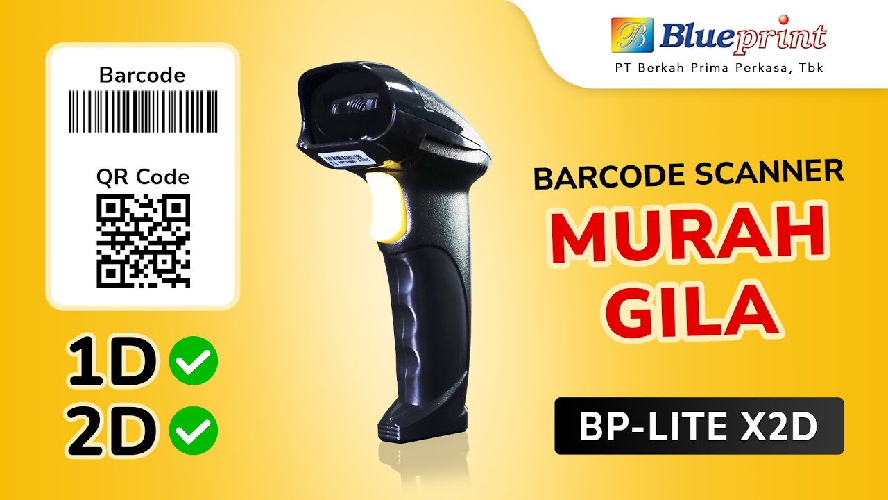 Barcode Scanner 2D USB BLUEPRINT BP-LITEX2D, Scanner