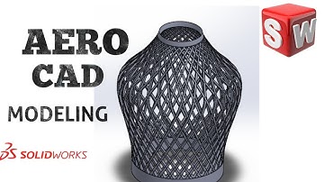 Lamp Shade Design in Solidworks  | Solidworks tutorial 🙂