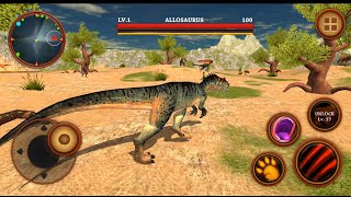 Allosaurus Simulator Games - Dinosaur Games | Triceratops, Oviraptor GamePlay | Jurassic World Games screenshot 5