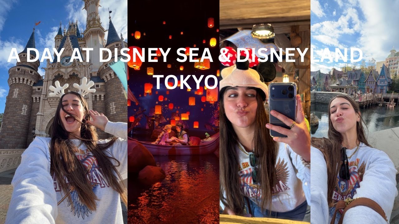 ОДИНОЧНАЯ ПОЕЗДКА В ДИСНЕЙЛЕНД/ДИСНЕЙ-СИ В ТОКИО, ЯПОНИЯ!! Поехали со мной!!