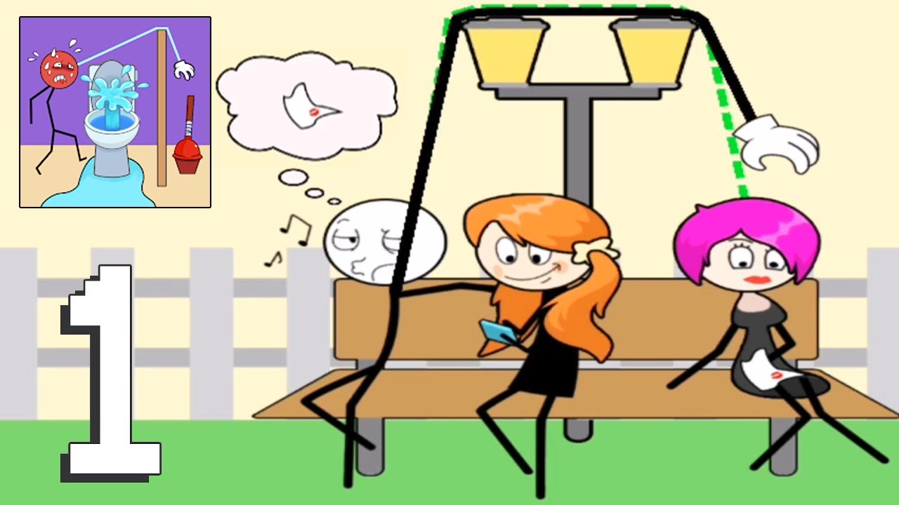 Troll Robber - Couple Trouble - All Levels 1-35 Part 1 - Thief Puzzle Gameplay Walkthrough Android