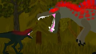 Scorpios Rex vs Hypo Spino animation - Drago Monsterverse