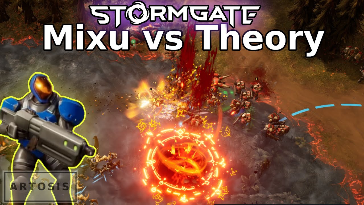 HARASS Style! Mixu vs Theory (StormGate)
