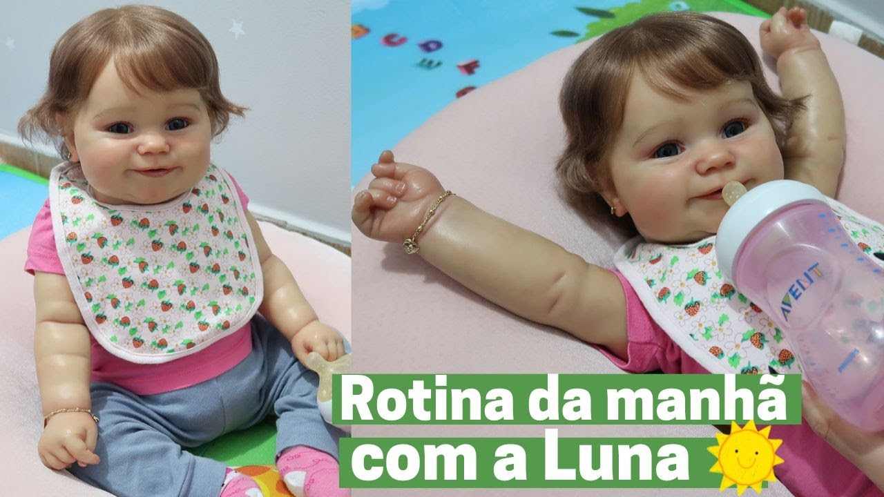 ROTINA COM A BEBÊ REBORN LUNA 