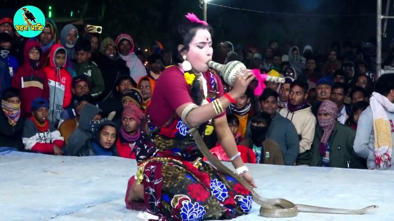 বেহুলা শারমিন অভিনীত বেদের মেয়ে জোসনা | বিন বাঁশিতে স্টেজের সাপের মহড়া | jatra gaan