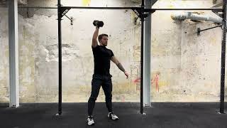 Single Arm Dumbbell Squat Snatch