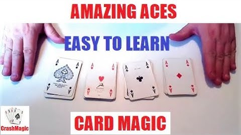 Amazing Aces Card Trick Performance and Tutorial