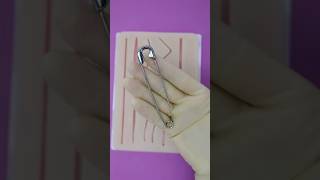 Safety Pin Apocalyptic Emergency Stitches? 😷😱 #goodtoknow #survival #medicine #apocalypse #hacks