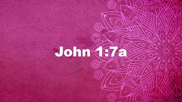CC Cycle 3 Week 22 Latin John 1:7a 5th Ed