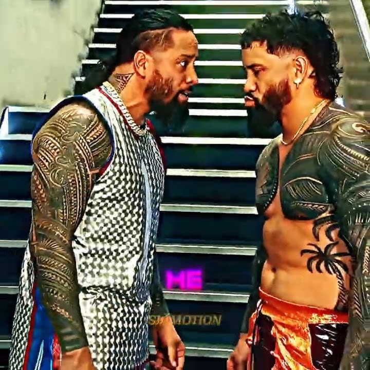 Jimmy motivates Jey Uso and slaps Gunther - WWE RAW Edit #wwe #jeyuso #gunther #wweraw #netflix