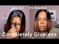 5 Min Glueless Install | No Glue/Hairspray Needed | Ombré Highlight Bob Wig | @LuvmeHairOfficial