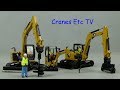 Diecast Masters Caterpillar Mini Excavators by Cranes Etc TV