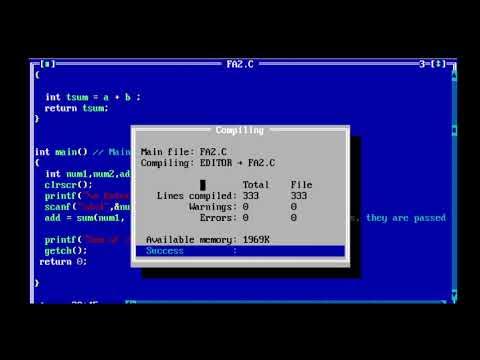 Actual and Formal parameters in C - YouTube