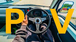 pov: you work at a jdm car rental in japan, my first kei truck experience, small evo 9 accident
