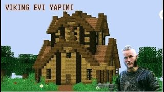 minecraft viking evi yapımı(How to Build a Viking House)