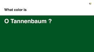 O Tannenbaum color #005522 hex color - Green color - Warm color 005522