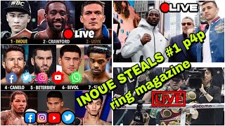 NAOYA NOUE STEALS #1 P4p Spot by ring magazine Oscar de la Hoya company over Terence Crawford wow